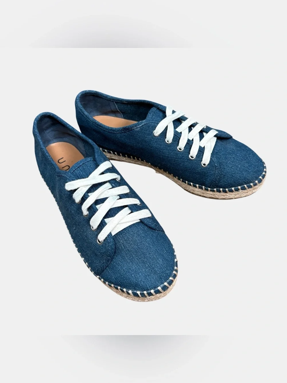 Unisa Denim Espadrille Sneakers Lace Up Casual Shoes Women's‎ 7M
